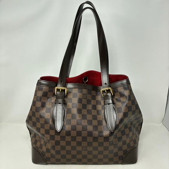 Louis Vuitton Hampstead MM tote bag in Damier Ebene canvas - Picture 8 of 16